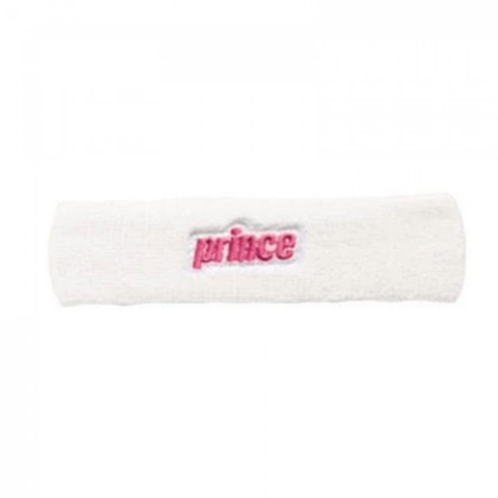 Prince Headband White / Pink